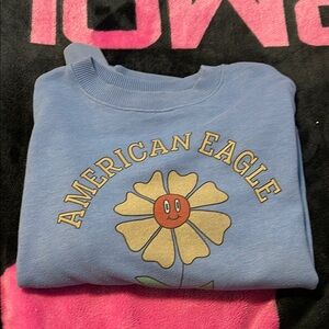 American Eagle Blue Sweatshirt